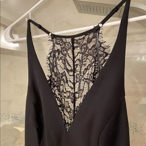 Lulus black maxi cocktail dress 4